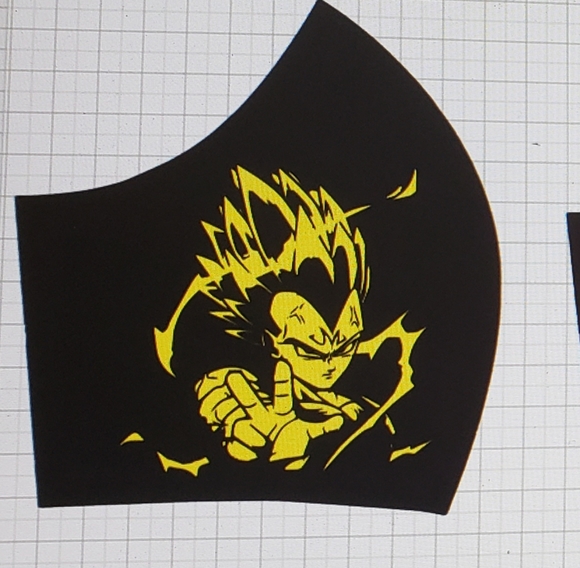 Vegeta Face Mask - Picture 1 of 3